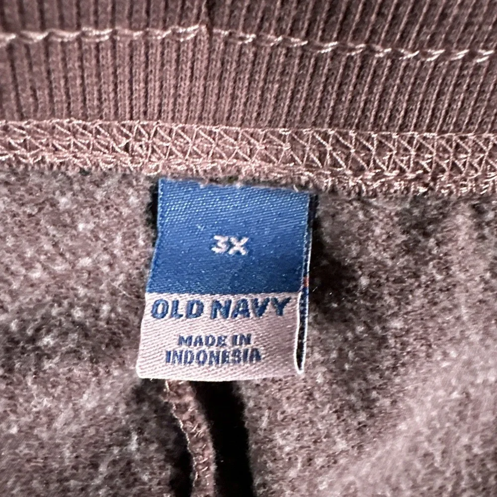 Plus Size Jogger Sweatpants Lounge Athleisure Casual Drawstring Old Navy 3X